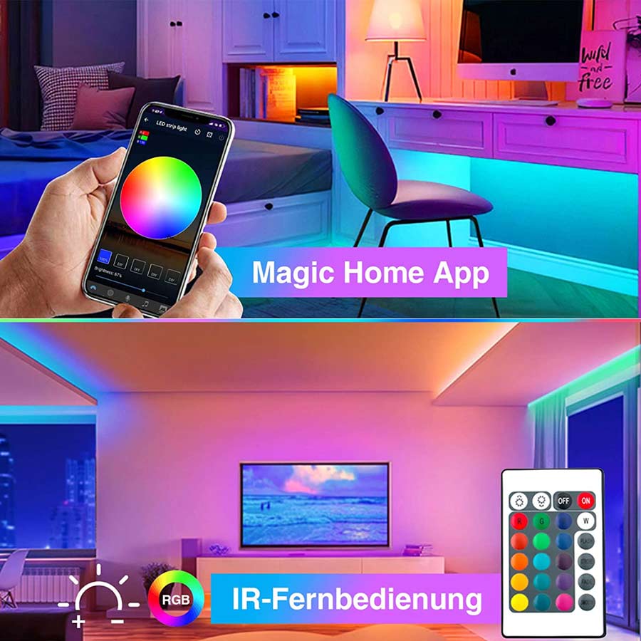 best color changing led strip lights