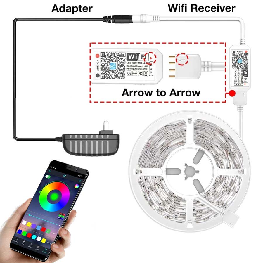 led strip light wifi connector