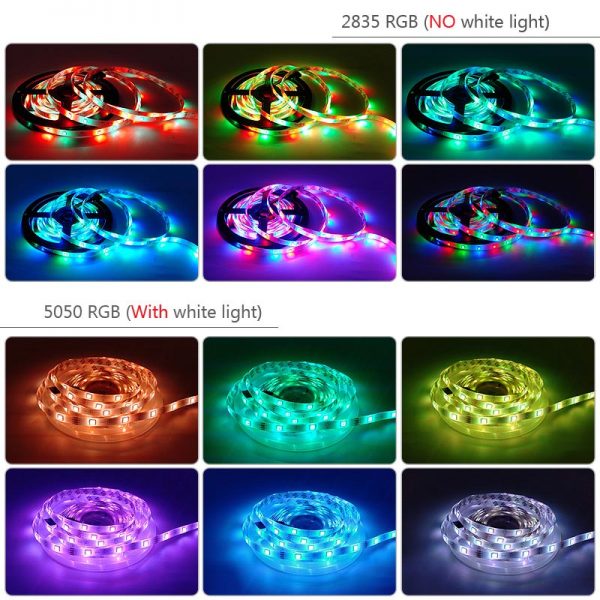 led strip lights 5050 vs 2835