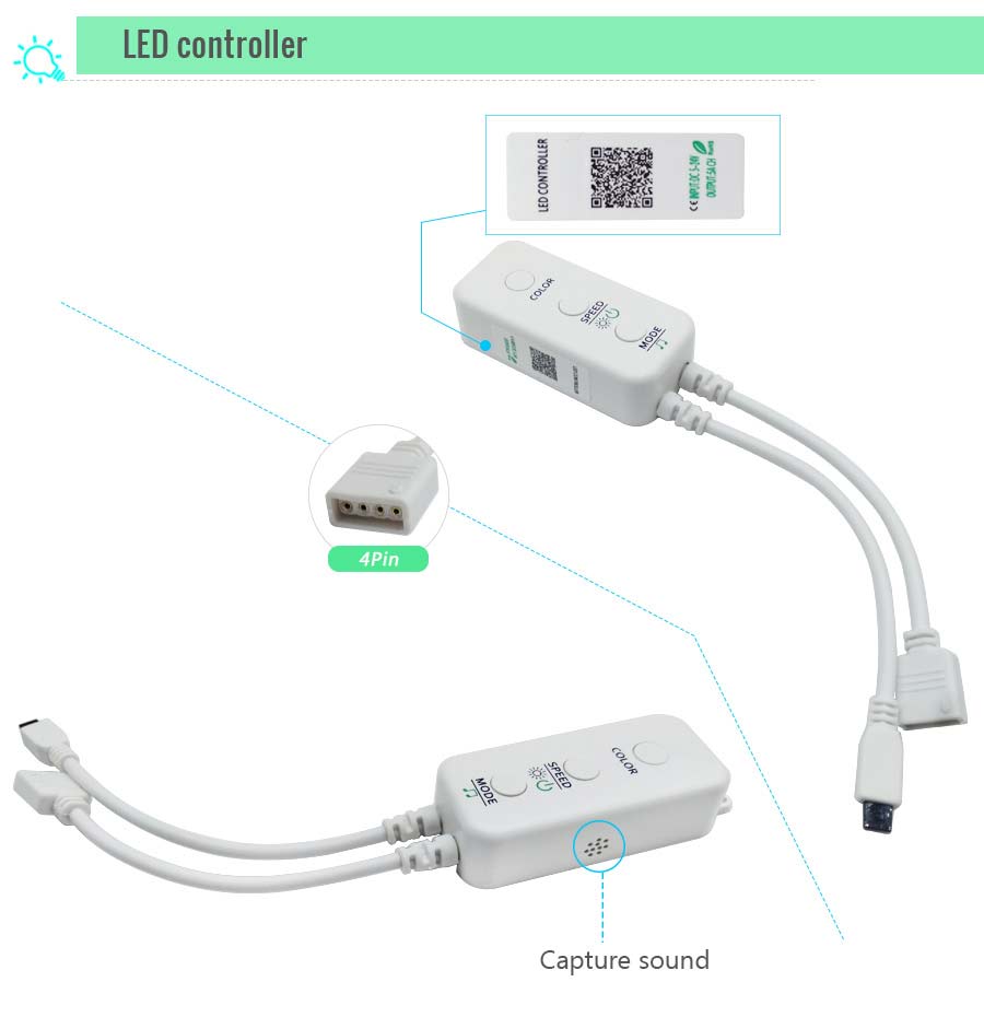 outdoor led strip lights with remote