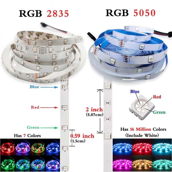 rgb color changing led strip lights
