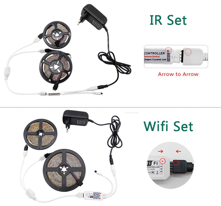 12 volt waterproof rgb led strip lights