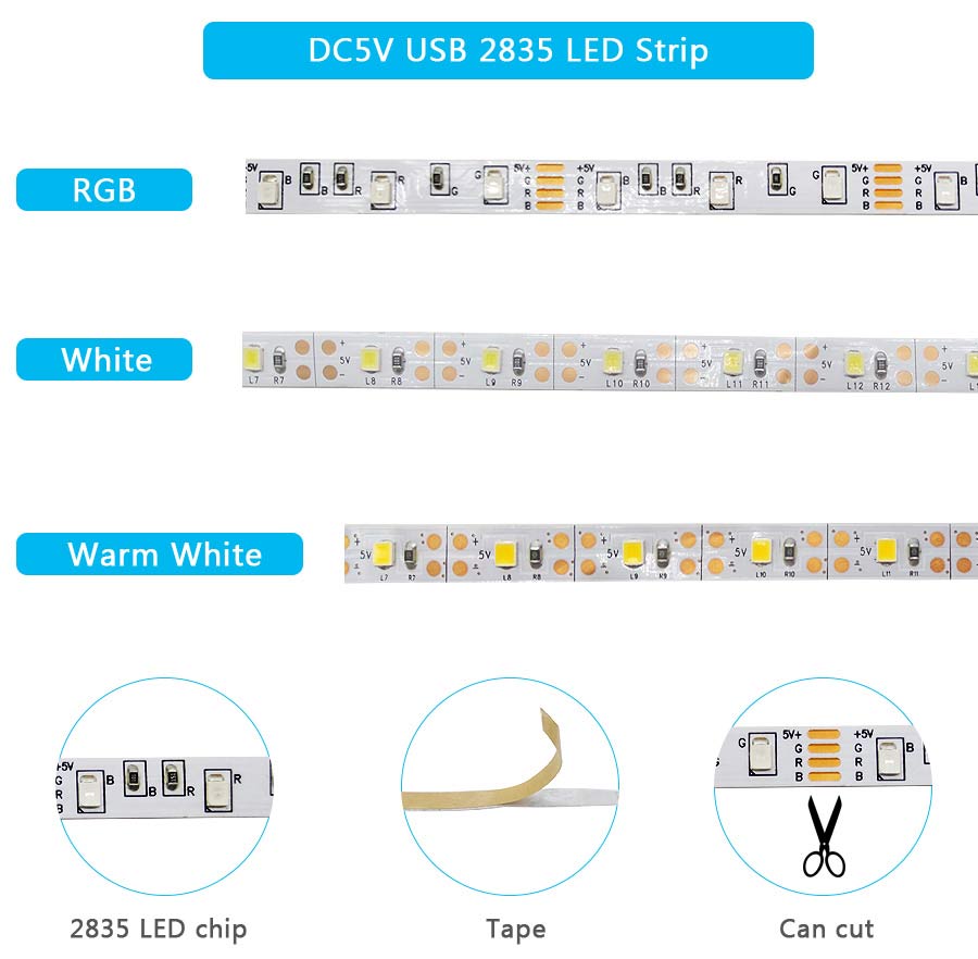 led strip light kit 2835