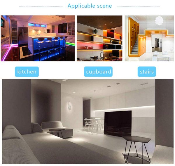 RGBW LED Strip Lights with Remote, 65.6 FT/20M Flexible Strip Lights