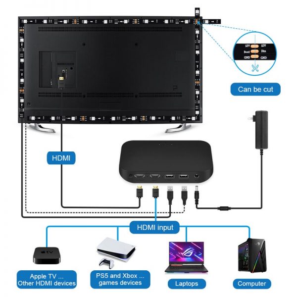 smart wifi led strip lights works with alexa