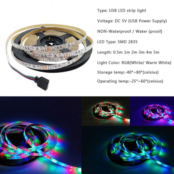 usb led light strip for tv backlight