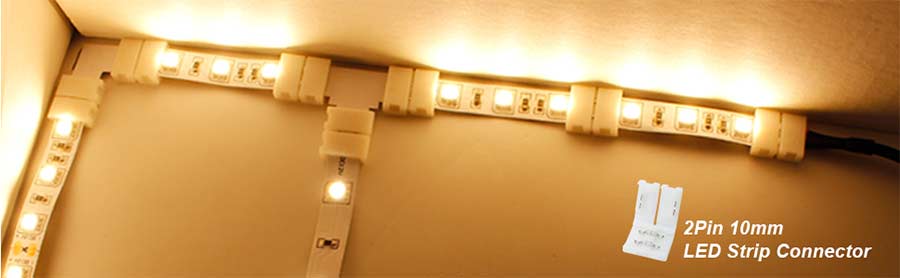 how to connect led strips with connectors