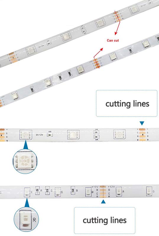 how to reconnect cut led strips