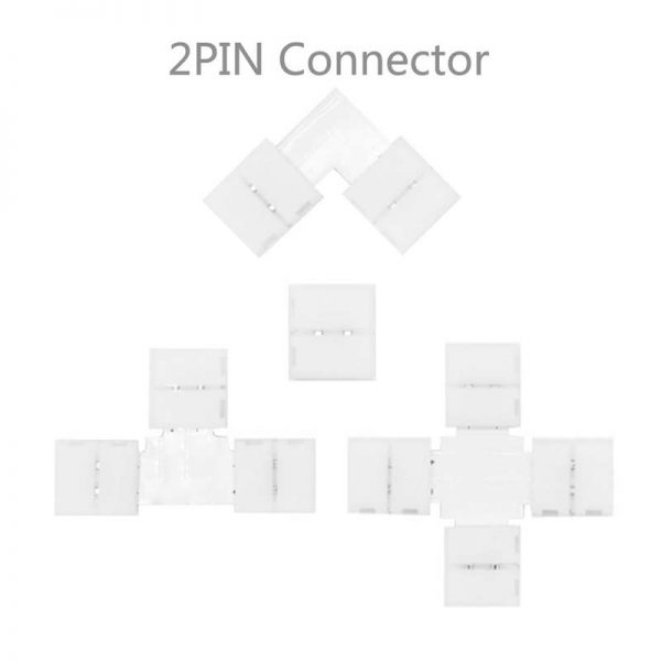 led strip connector 2 pin 10mm