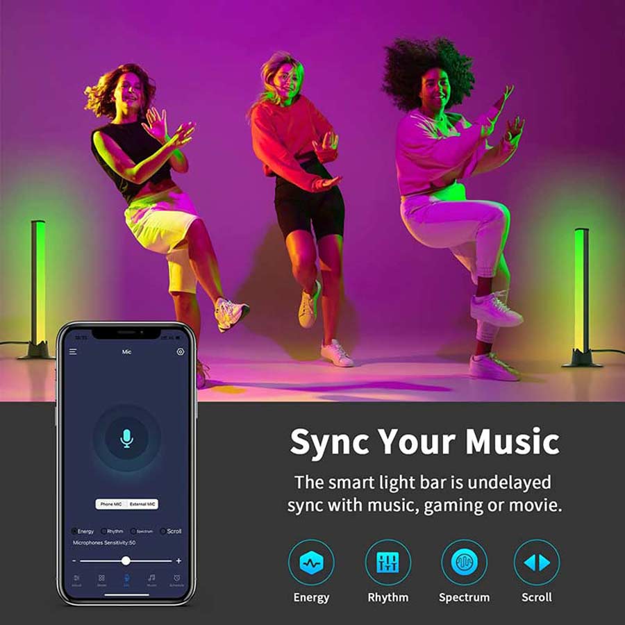 smart lights that sync with music