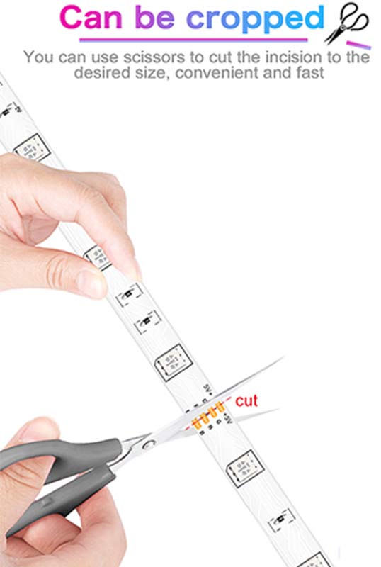 where to cut led strip
