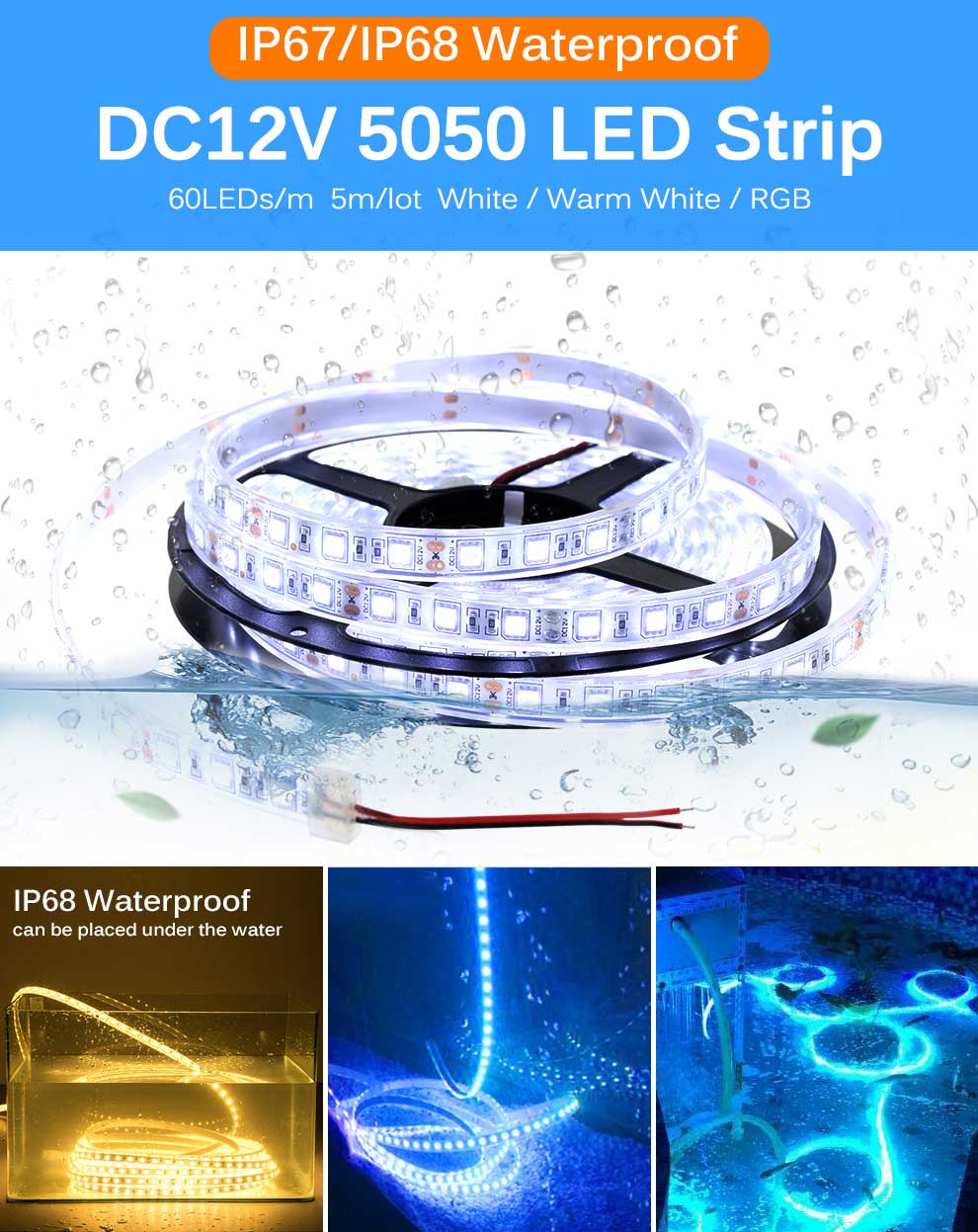 best waterproof led strip lights