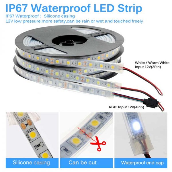 ip67 waterproof led strip lights