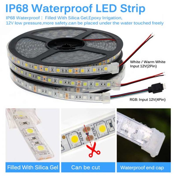 ip68 waterproof led lights