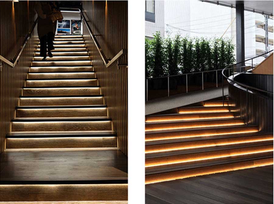 waterproof led light strips for steps