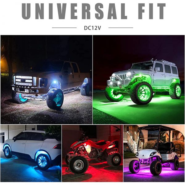 rgb rock lights for trucks